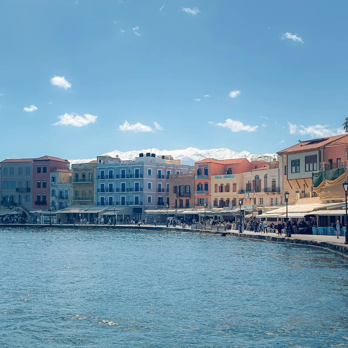 chania crete in spring