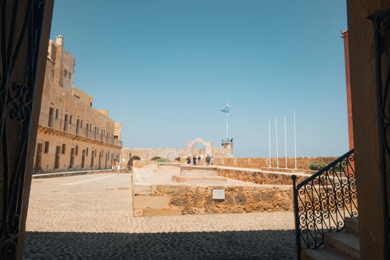 entrance to fort firkas chania