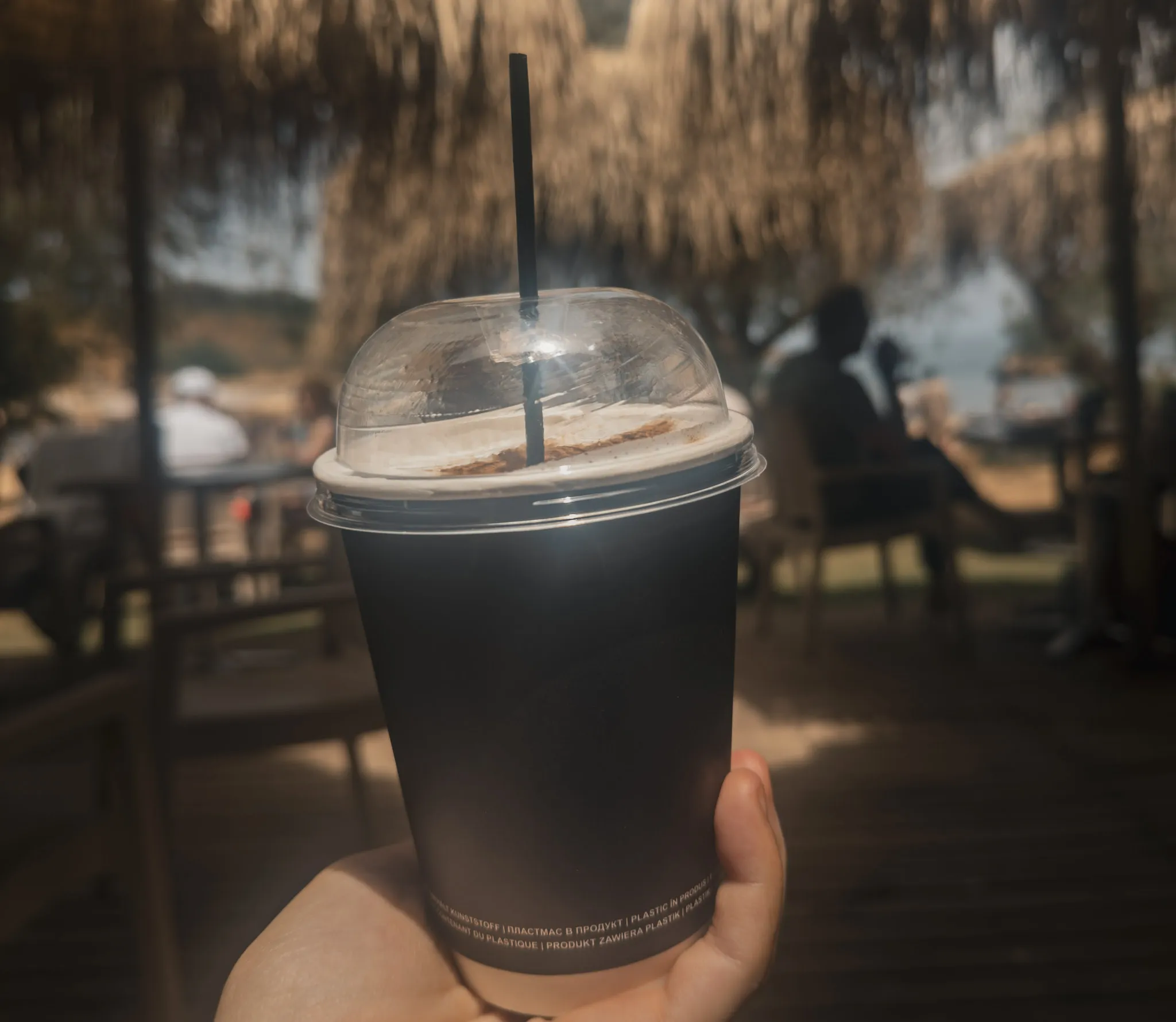 freddo-cappuccino from Giorgio's Kantine
beach cafe 
