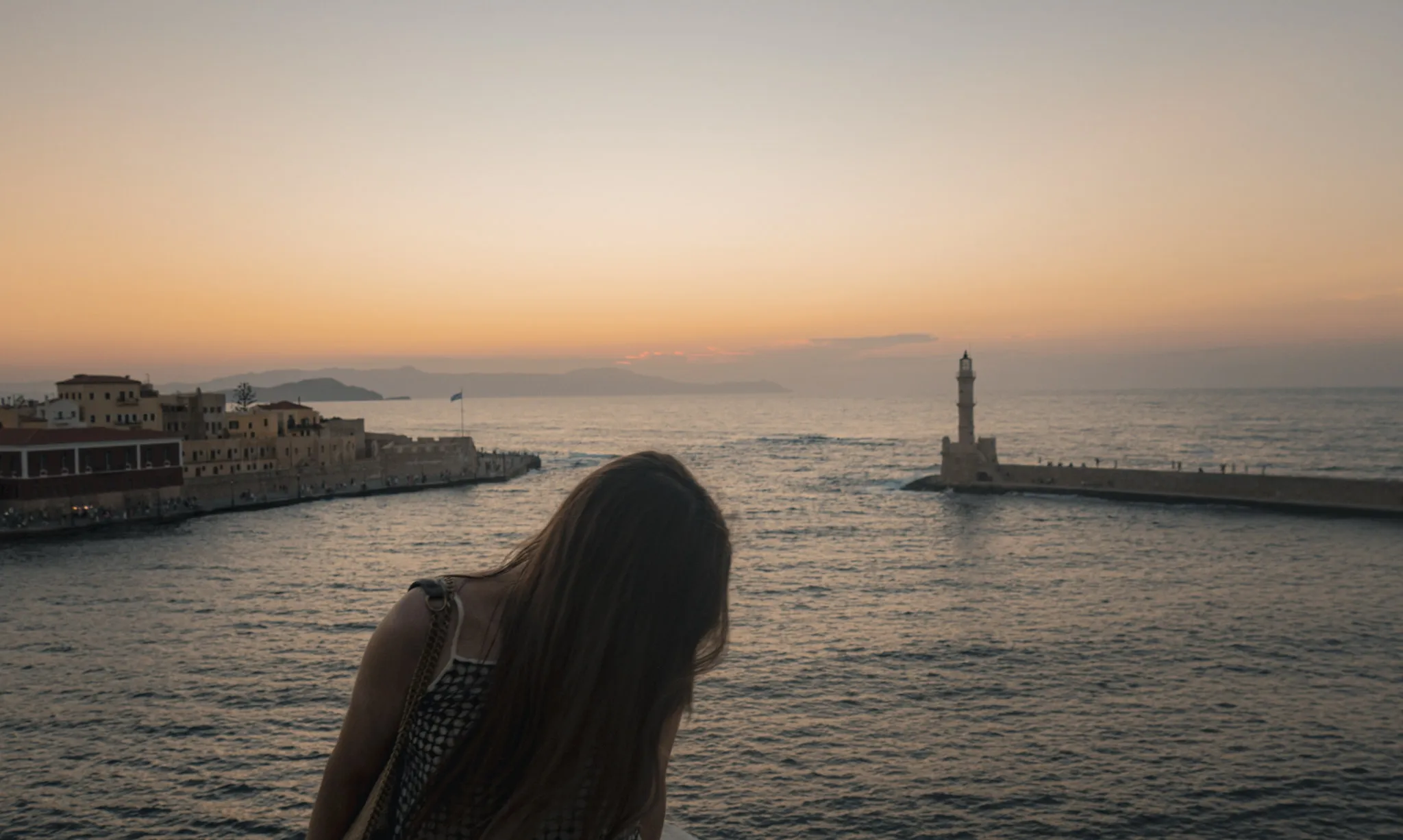 Sunset From Kasteli Hill (The Rosa Nera Occupy)