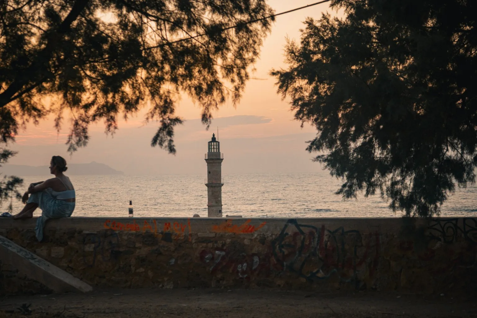 rosa nera sunset balcony of chania