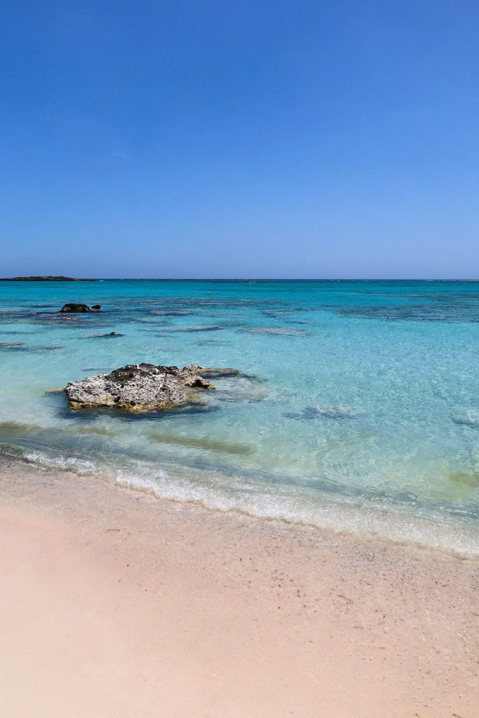 Elafonissi pink sand beach Crete