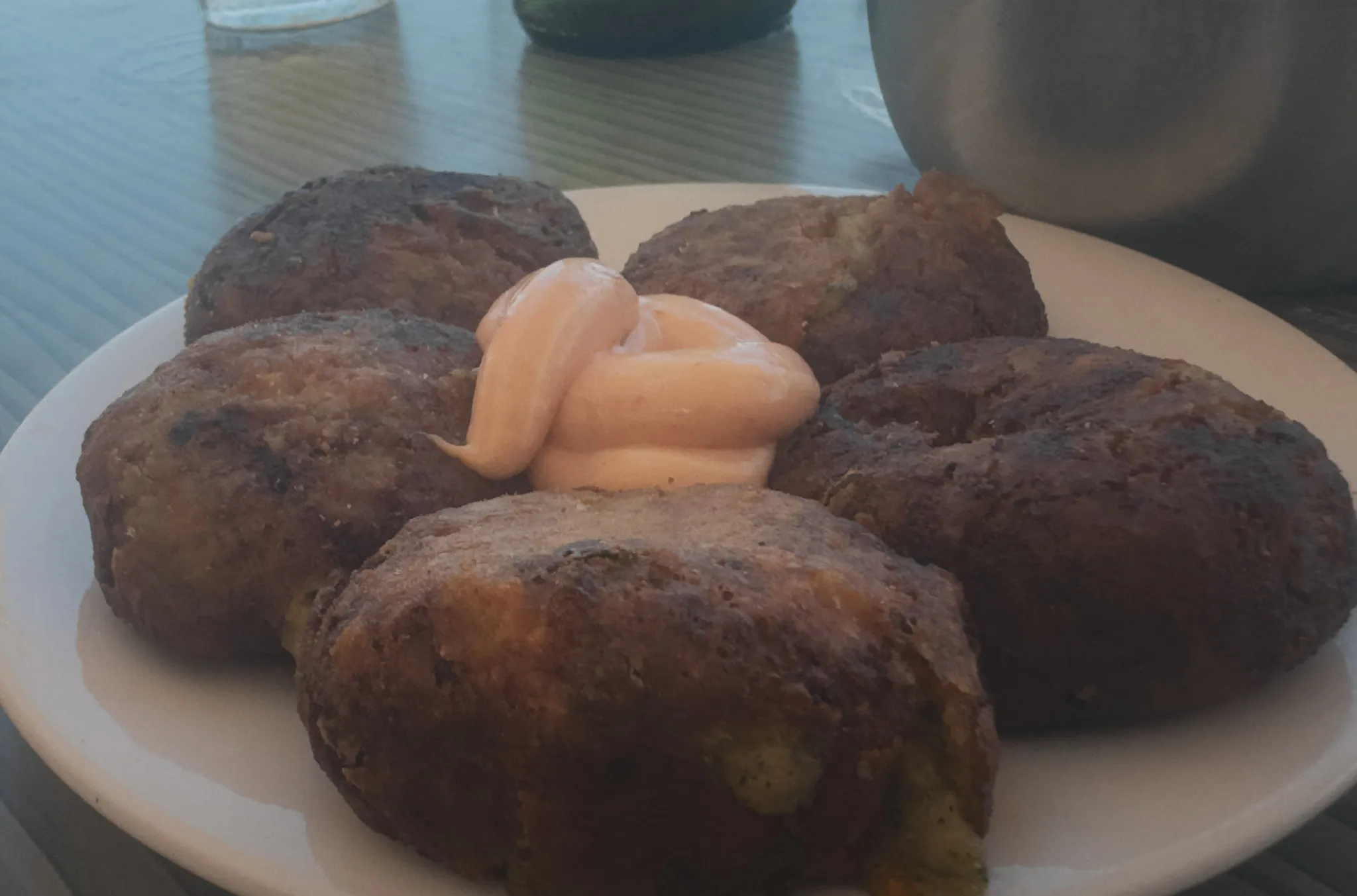Zucchini Balls greece bar snacks
