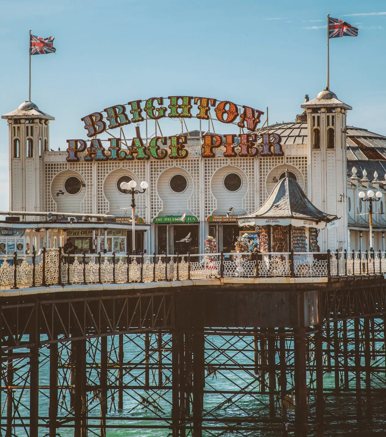 Brighton Palace Pier in the summer