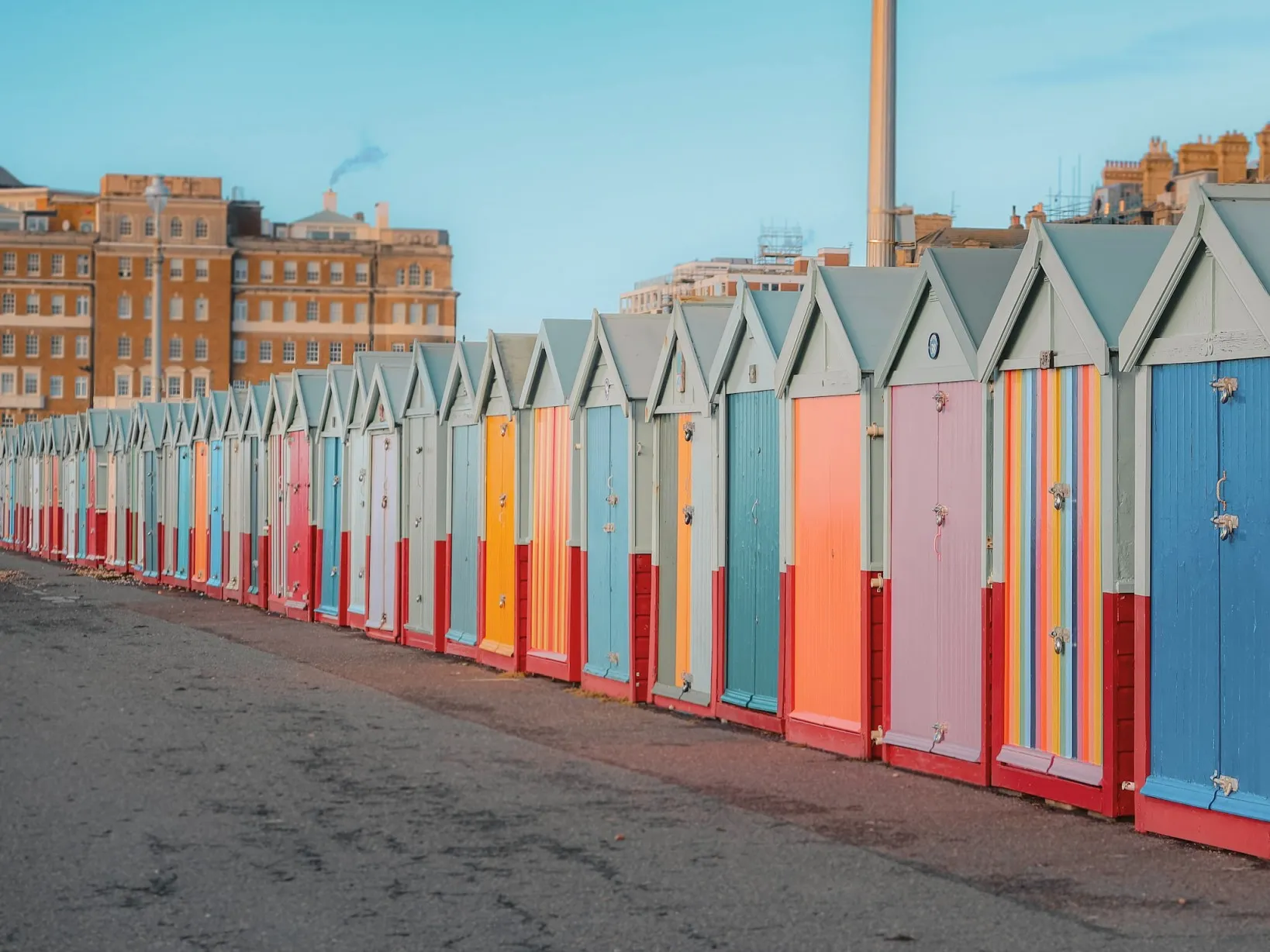hove beach huts is a thing to see in Brighton