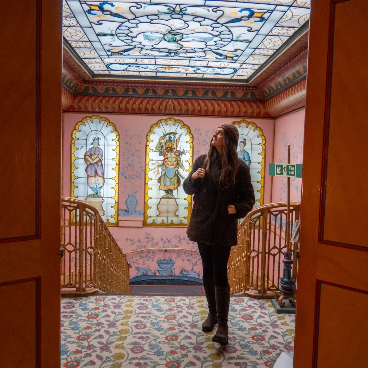 pink hall Royal Pavilion