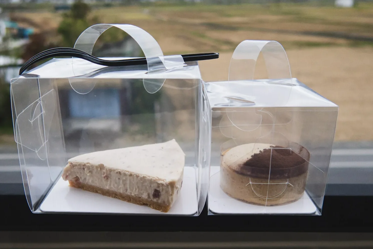 cheesecake and tart from 蘴旅民宿 (Nuolv Homestay) bakery