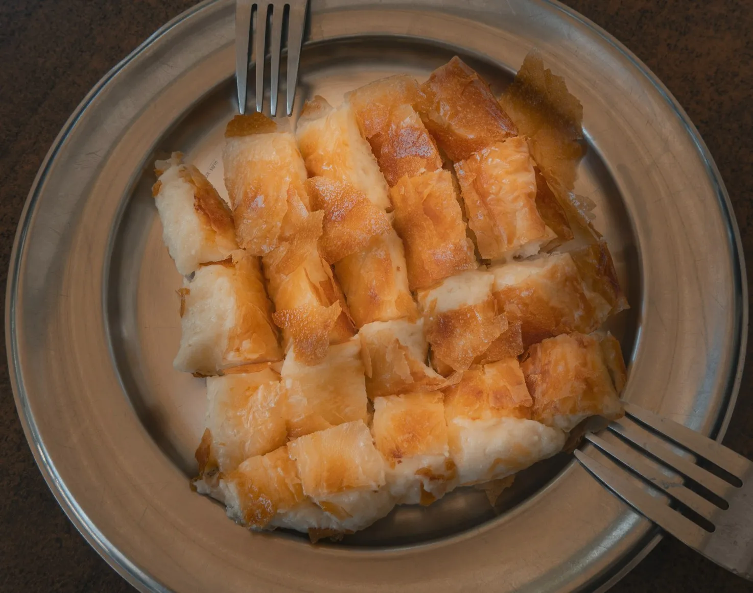 Bougatsa greek food