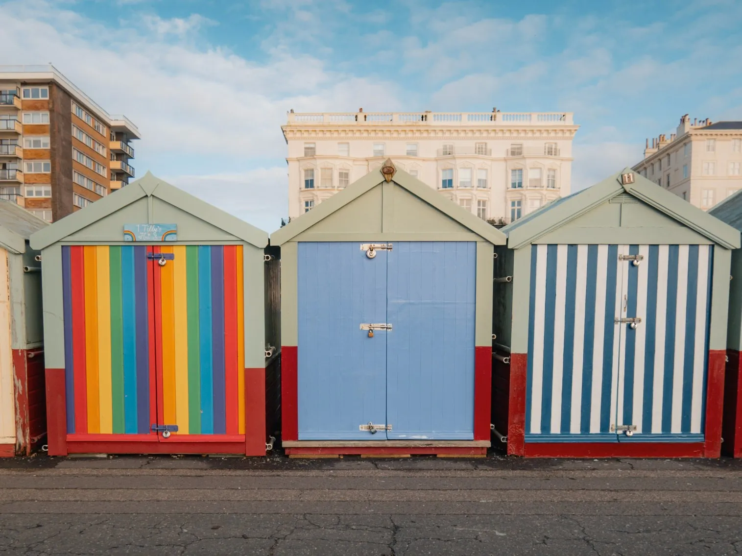 hove beach huts brighton
