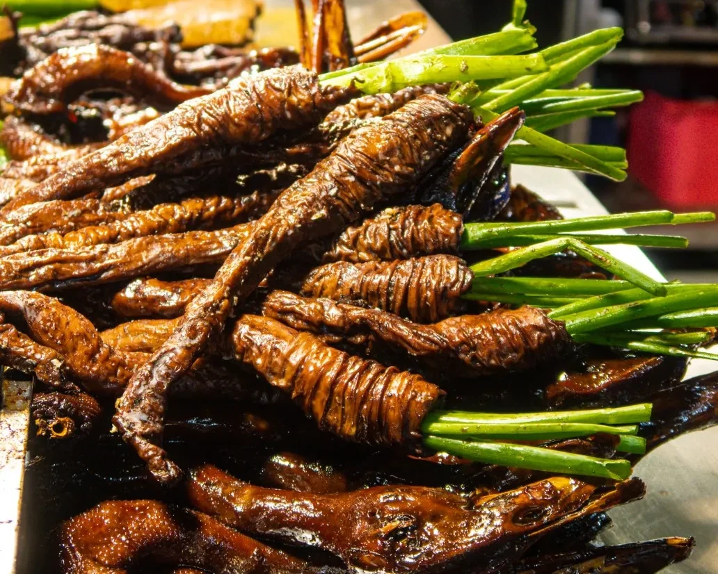 duck neck taiwan night market